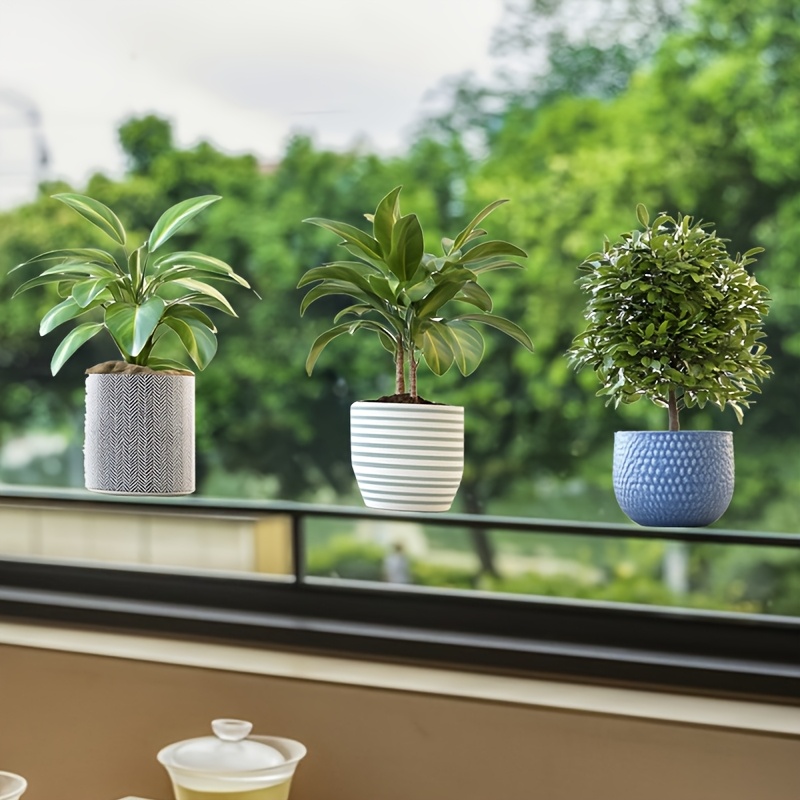 

Self-adhesive Removable Artificial Green Plant Window Sticker, Pvc Leaf Pattern For Living Room Bedroom Wall Decoration