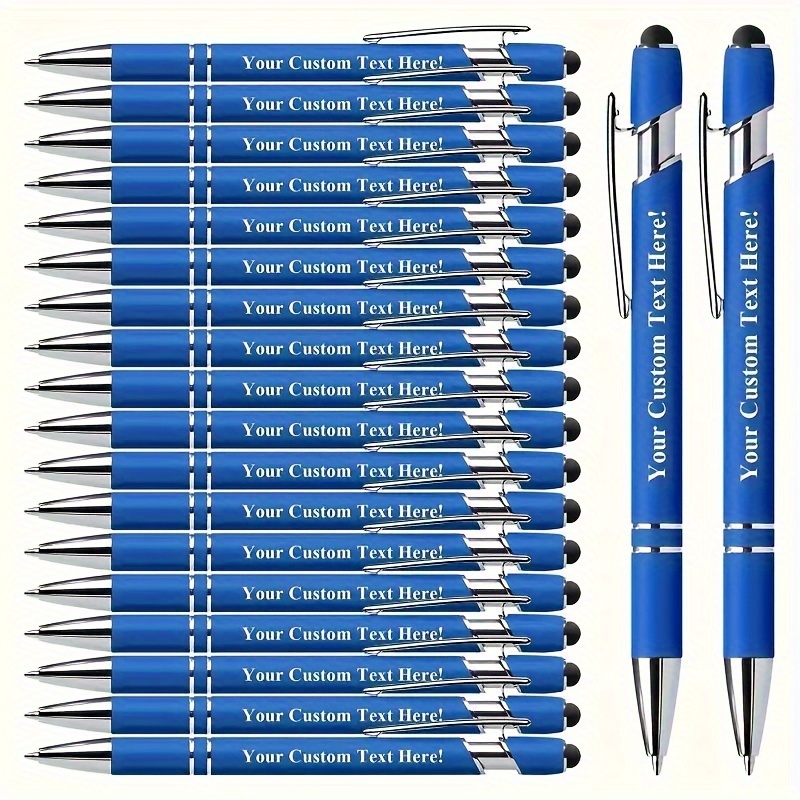 TEMU 6/12/24pcs Personalized Ballpoint Pens, Employee Appreciation Gifts, Thanksgiving And Christmas Gifts