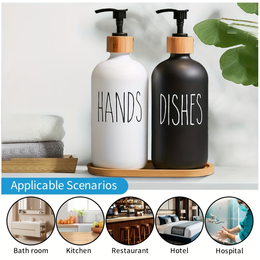 

Dispenser Bathroom Set Sanitizer And Dispenser. Suitable For Decoration, Bathroom Accessories Decoration ()