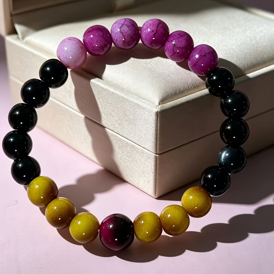 Tiger's Eye Beads Bracelet, Wealth Attraction & Talisman