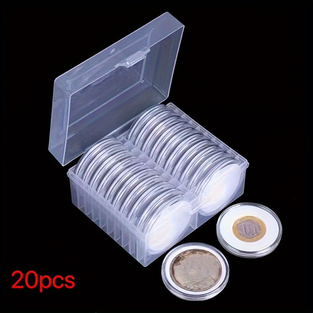 

20- And , 46mm Round Plastic Display And Storage Box For 16/20/25/27/30/38/46mm , 's Organizer