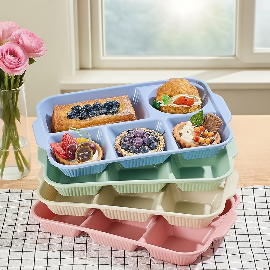 fancy disposable compartment plates