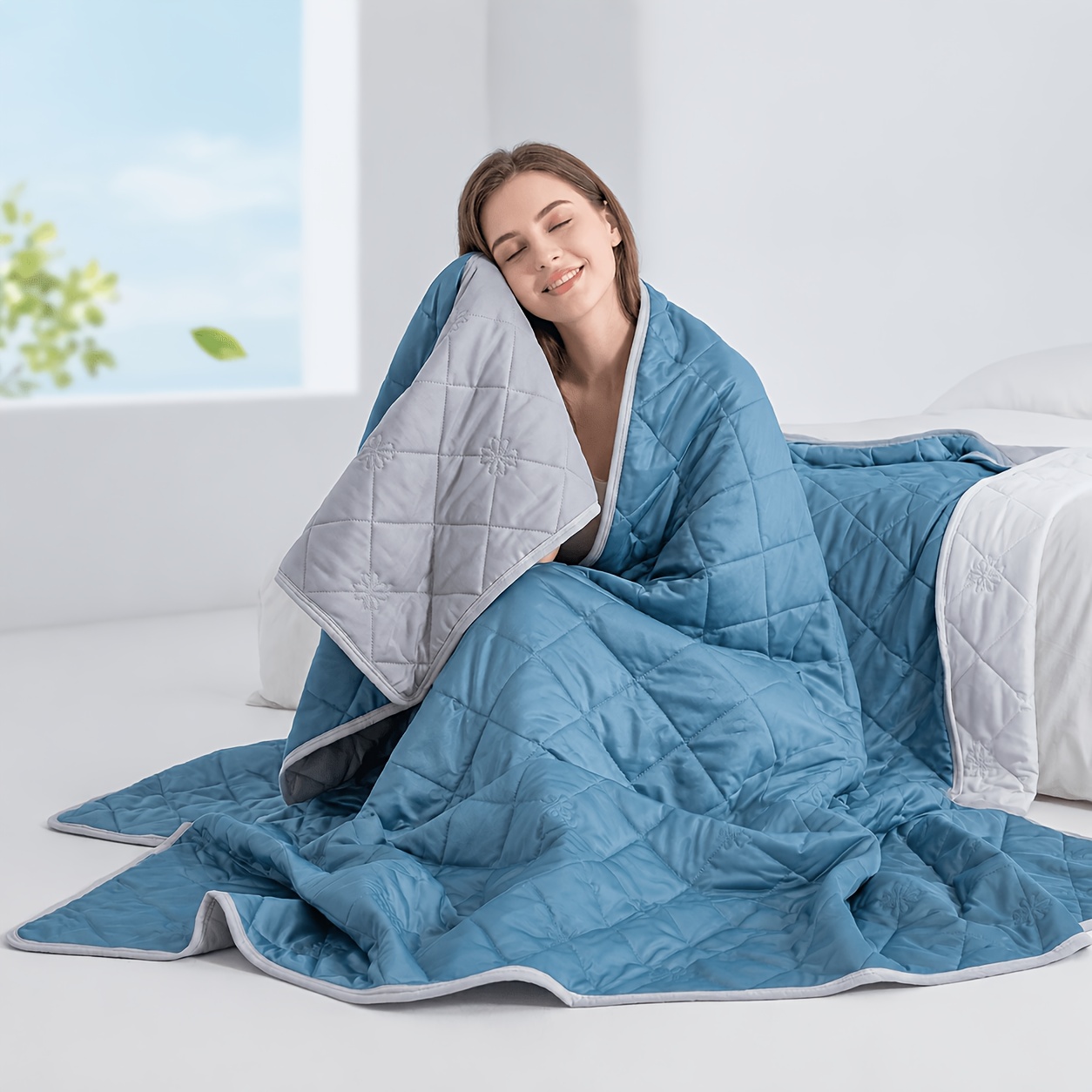 TEMU Newest Soft & Cozy Everyday Quilt | Ultrasonic Embossed, Non-fading, , Machine Washable, Suitable For Bedroom, Living Room, Use