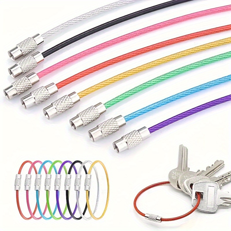 

Of 13 Steel Key Luggage Tag Keychain Camping Tool Set