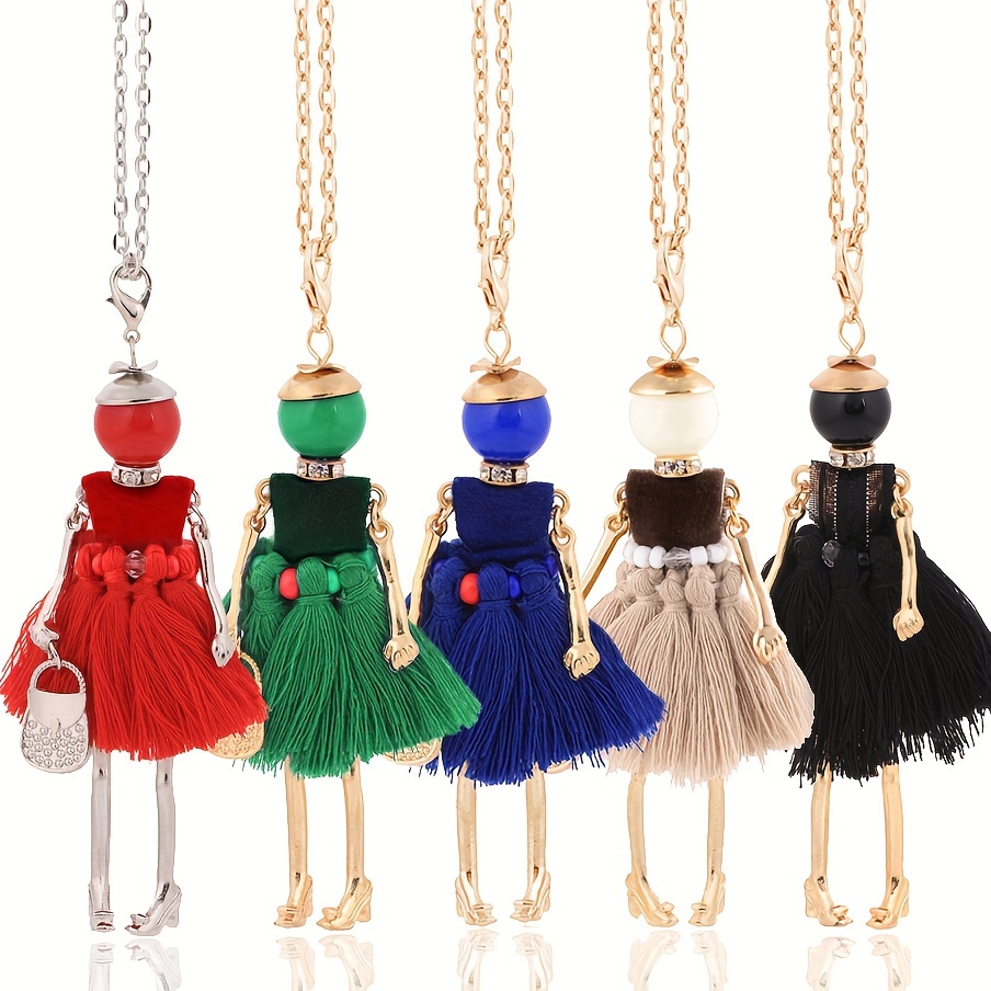 

-chic Handcrafted Tassel Necklace - Zinc Alloy, Weddings & Casual Wear, , Pendant, Fashion