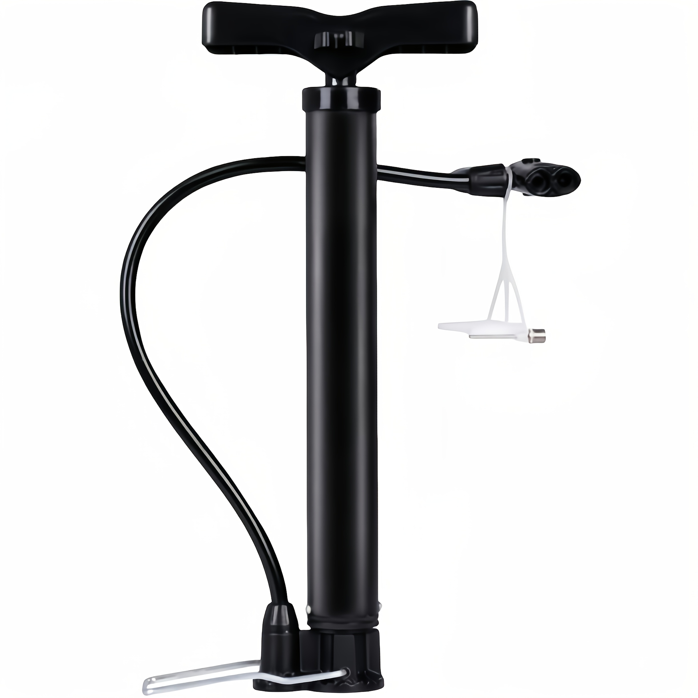 TEMU Compact High-pressure Bike Pump With Alloy Base - Portable Mini Inflator For Bicycles, Basketballs, Electric Scooters - Up To 120 Psi