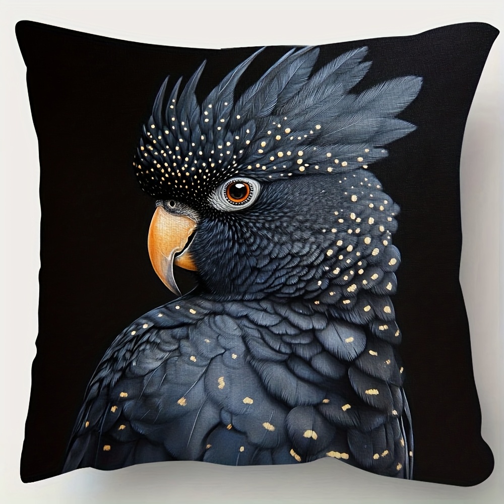 TEMU 1pc Of Short Plush Decorative Pillow Cover Featuring Banksian , With Single-sided Printing, Measuring 18 Inches By 18 Inches, Ideal For
