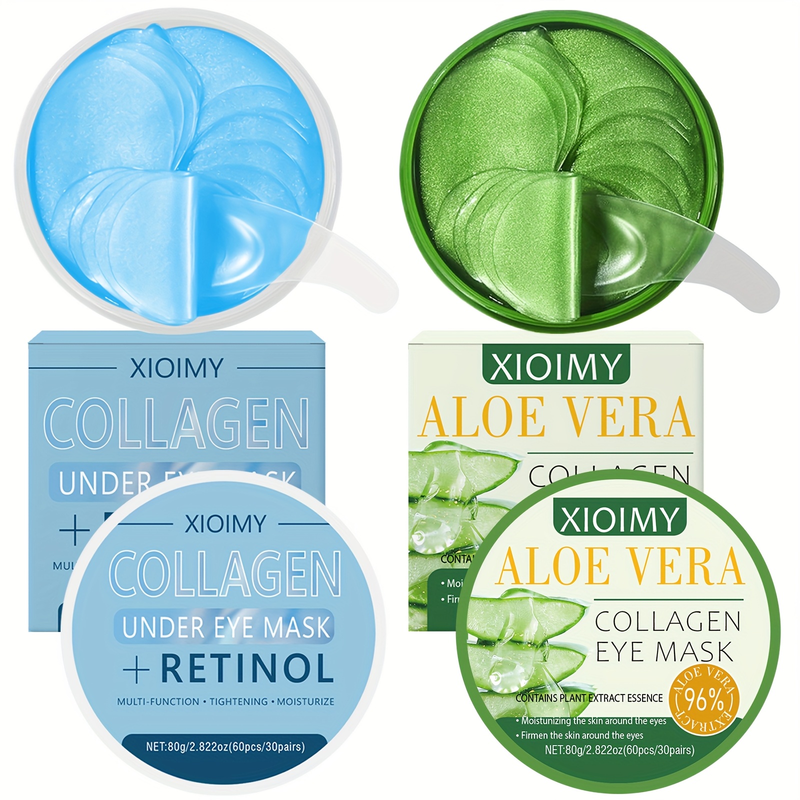 retinol aloe vera eye masks provide hydration making - Temu Qatar