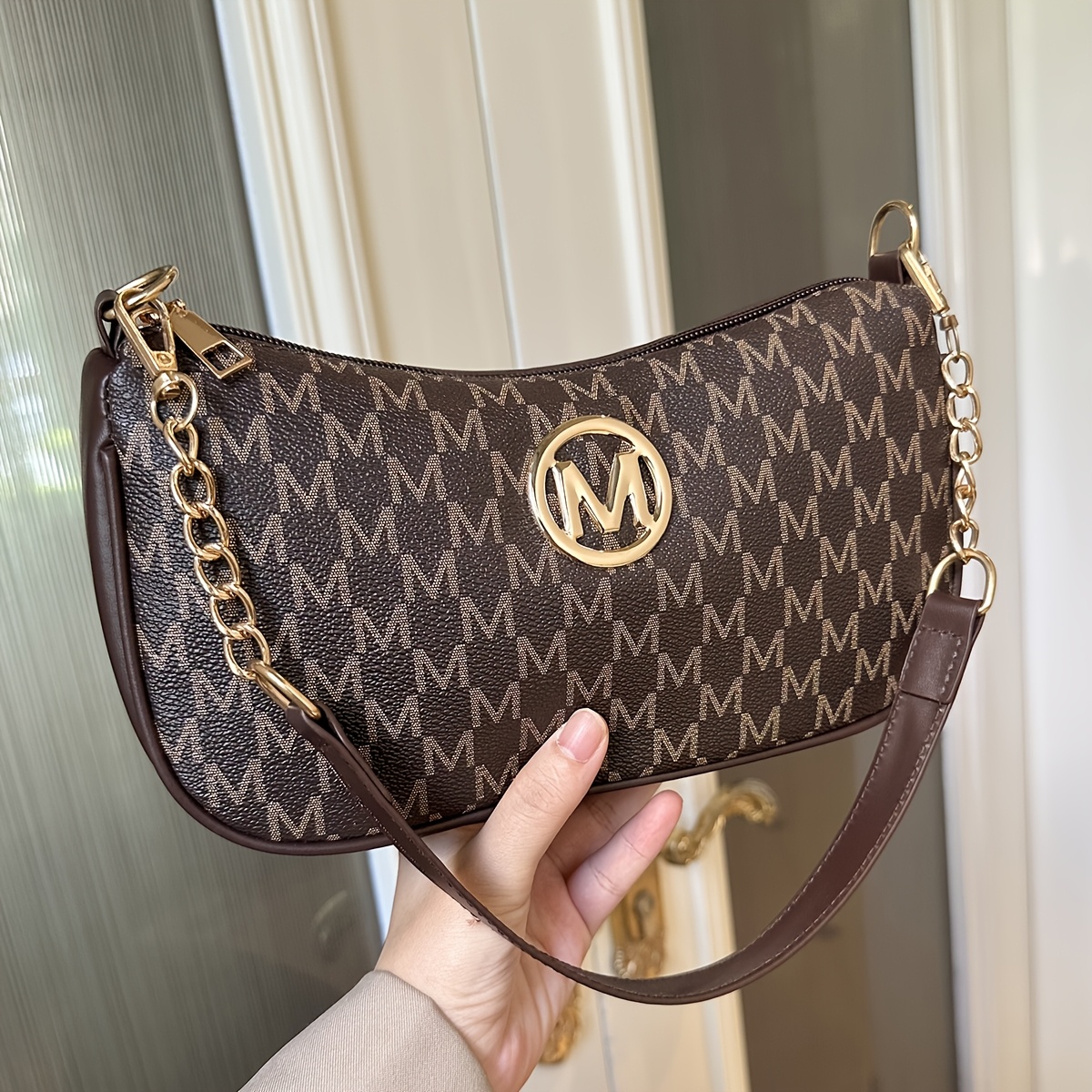 Image of Women's Crossbody Bag With Strap & Zipper Closure - Adjustable Shoulder Purse Suitable For Commuting, Parties, Work, Multifunctional Handbag Gift For Daily Use (//)