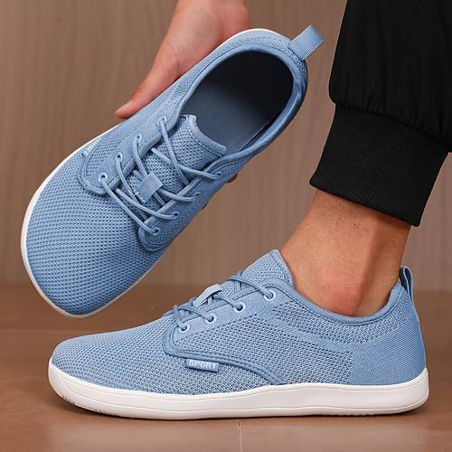 mens casual breathable running shoes comfortable wide feet shoes low top lace suitable for outdoor sports jogging and casual wear
