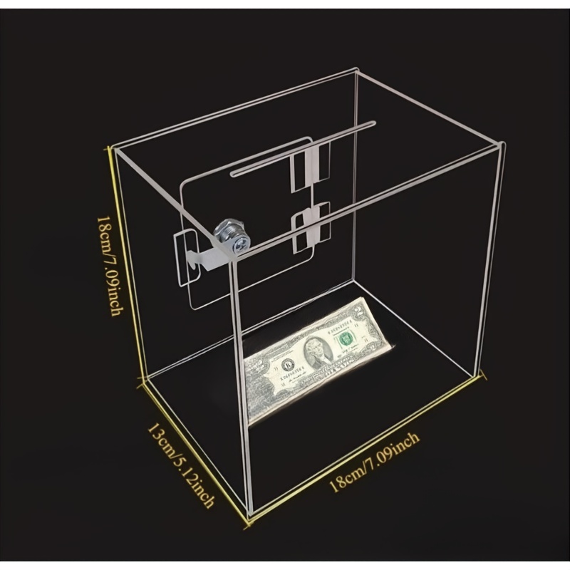 3pcs acrylic jewelry display box set clear square hollow storage cases with sturdy metal clasp   organizing and   presenting desserts cakes and accessories jewelry display Product details 4