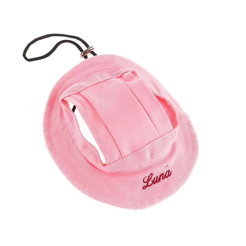 TEMU 1pc Custom Personalized Random Color Embroidered Fisherman Hat, With Adjustable Fisherman Hat, Ideal For Daily Wear, Perfect Gift For Dad, Mom,