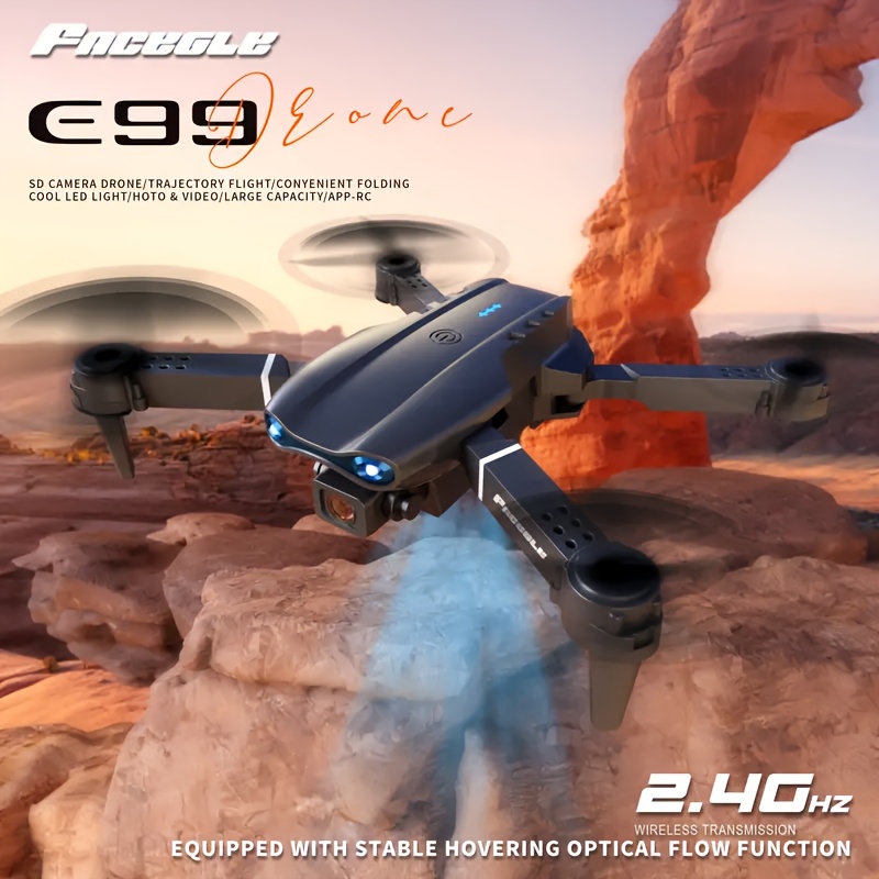 RC Drone with Dual Cameras, 2 Batteries, Foldable RC Drone, Brushless Motors, Optical Flow Positioning, Smart Follow, Indoor And Outdoor Discount Drones, Beginner Birthday, Christmas, Halloween Gifts