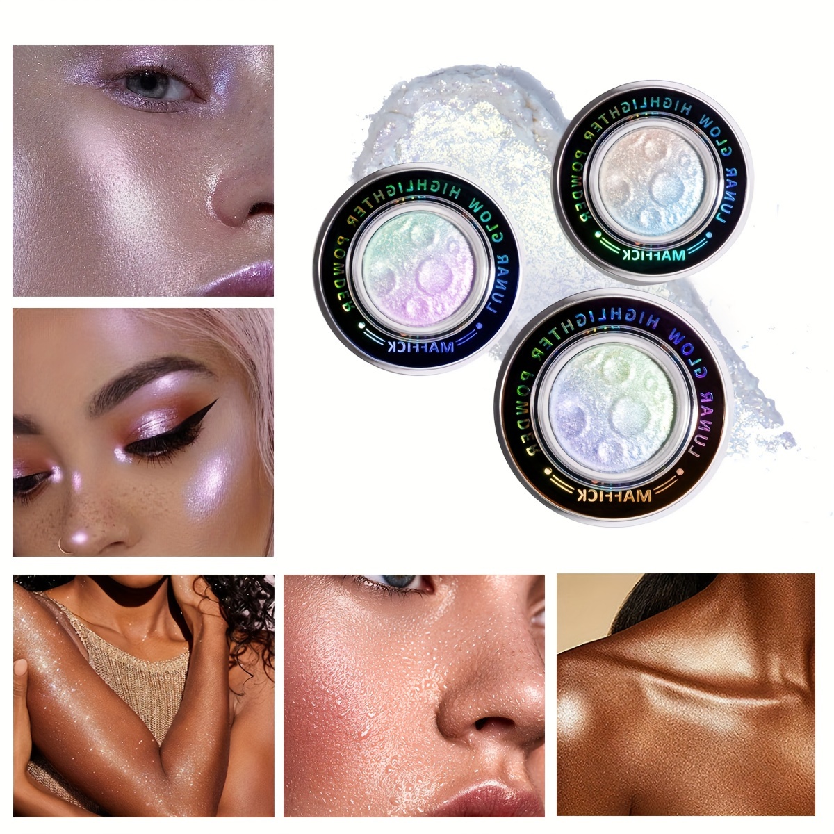 Highlighter Powder Stick Makeup Body Glitter Shimmer Shiny - Temu Canada