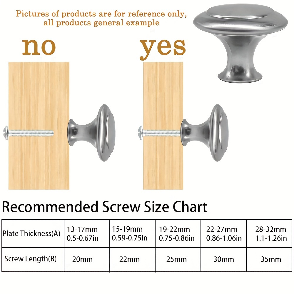 Value Pack Kitchen Knobs Brushed Metal Stainless Temu United