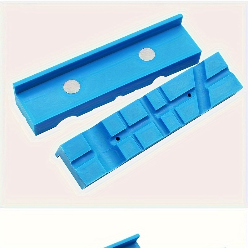 Set Of 2 Magnetic Protective Strips For Vises, Universal Non-slip Jaw Pads, Protective Covers, Soft Jaw Additions