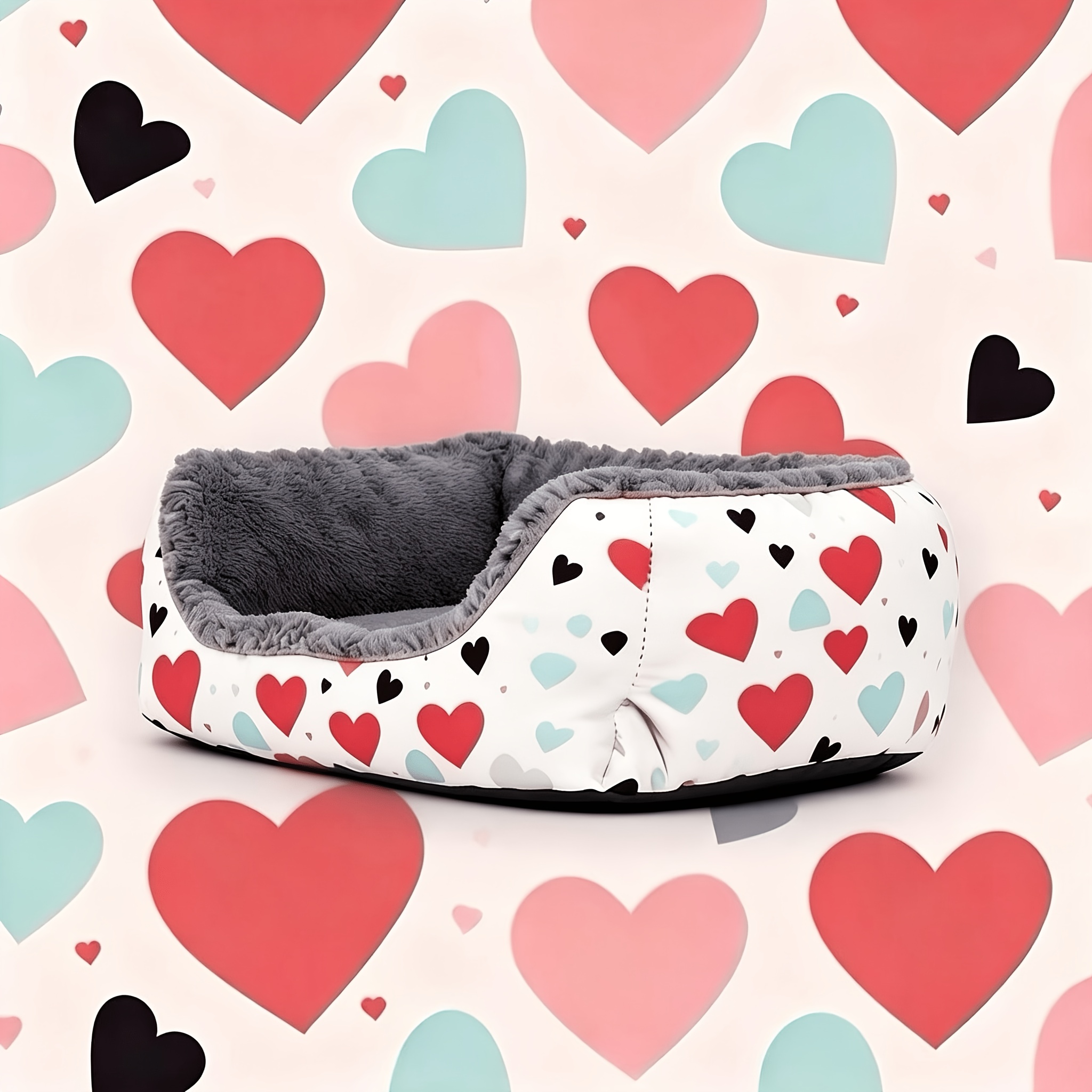 1pc   festival couples valentines day pet bed for dogs and cats multiple sizes gift Product details 2