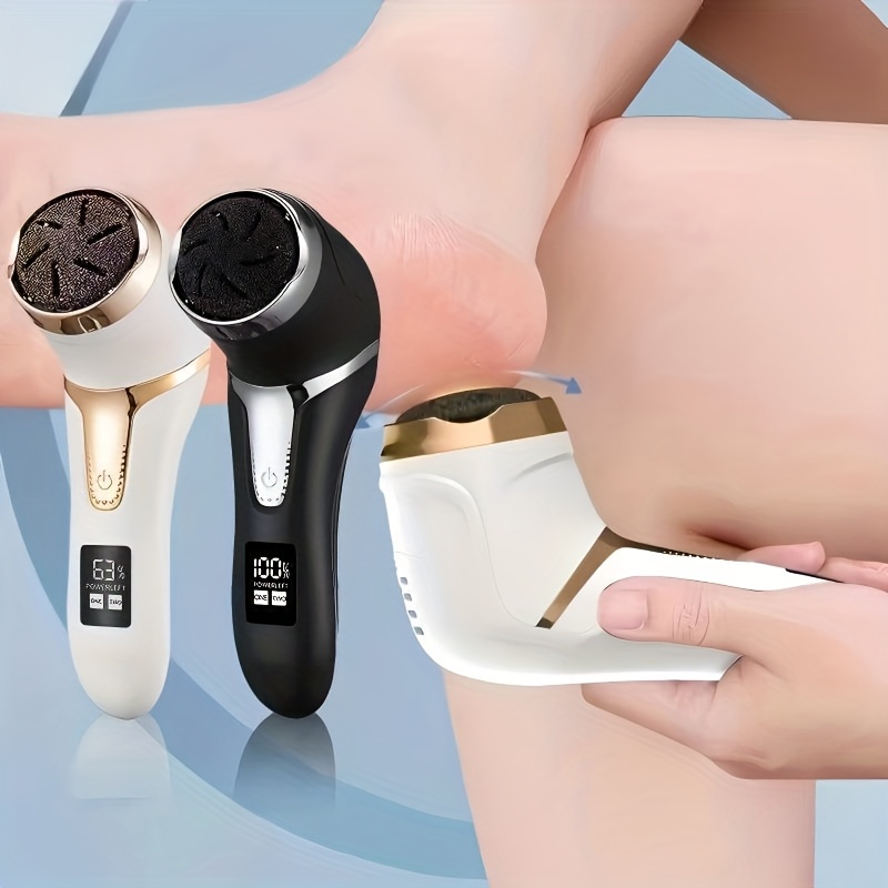 TEMU Electric, Foot Remover, Full Body Wash, Ipx7 Waterproof, Multi-speed, Lcd Digital Display, Comes With 10pcs Pedicure Set