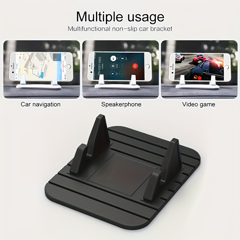 

1- Car Dashboard Phone Holder, Universal Auto For Navigation, Compatible Smartphones, Phone Stand Rectangular