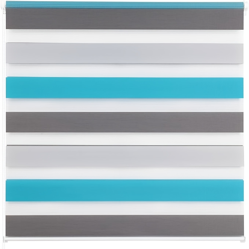 1pc, Double Curtain, No Drilling, Home Curtain, Sun Screen, Shade Screen, , Living Room Curtain