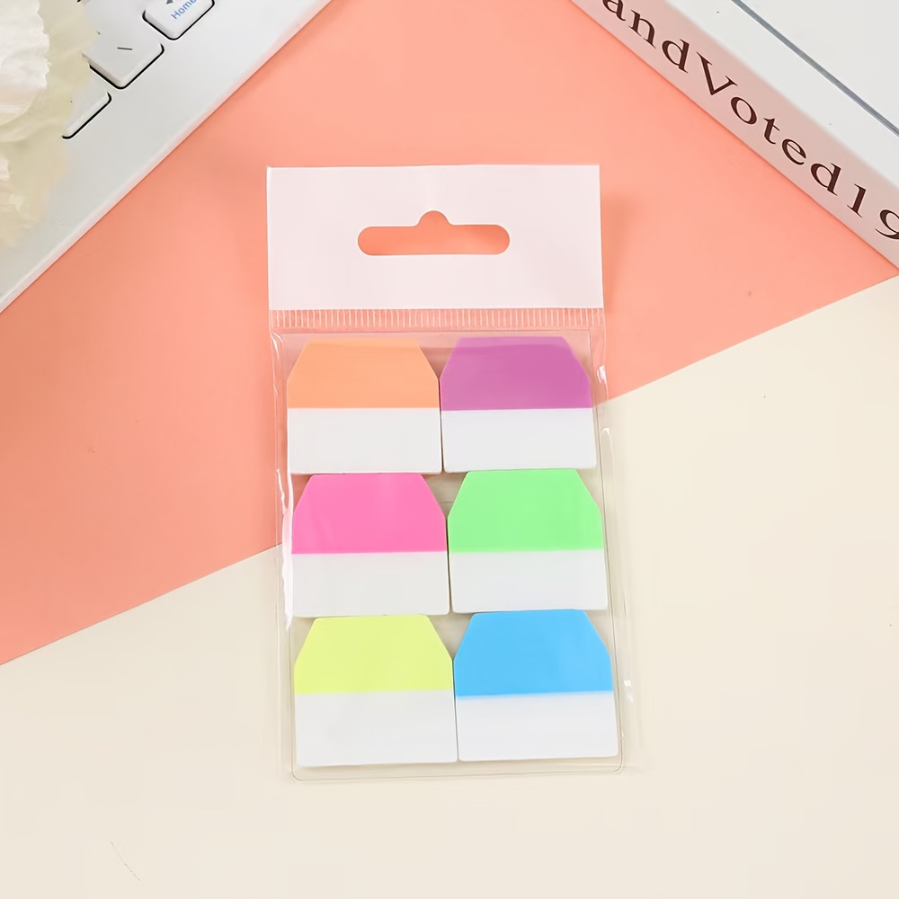 Writeable Adhesive Index Label, Writeable Adhesive Index Label Transparent Book Label Medium Document Label Logo Archive Tab Tag Tape Tag Book Label Sticker Index Mark Office School Supplies