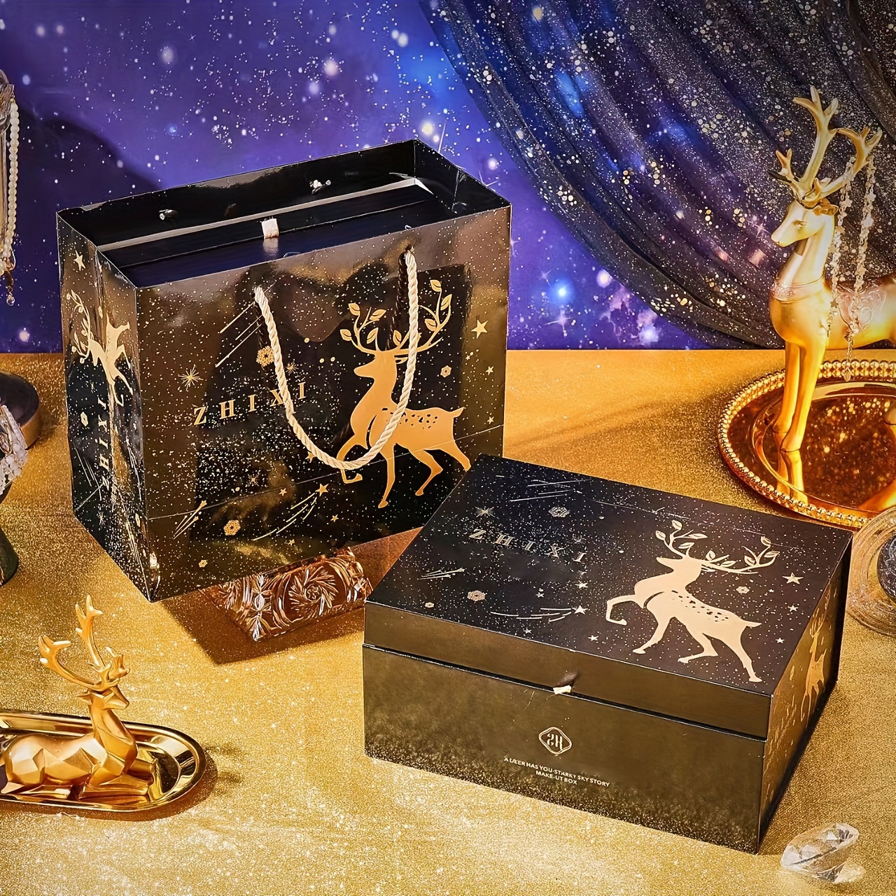 valentines day 21pcs makeup set starry night theme includes eyeshadow palette lipstick mascara more perfect gift for wife mom or girlfriend with plant squalane details 2