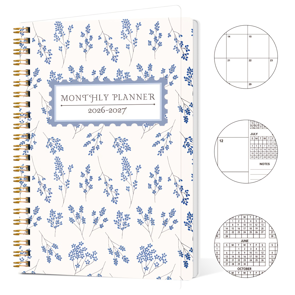 Image of 2026.1-2027.12 Monthly Planner: 24 Month, Planning Notebook, Weekly Agenda, Academic Planning Notebook, Notebook To Increase Productivity