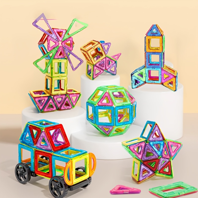 70pcs Magnetic Block Toys, Large-Sized Educational Set