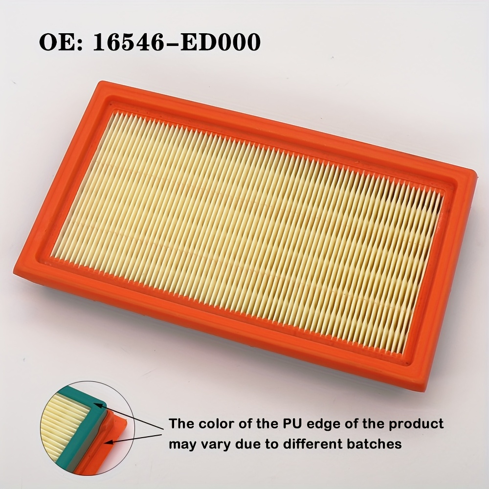 TEMU (1 stuks) Luchtfilter voor CUBE, voor Bus, voor MICRA, voor NOTE, voor QASHAQI, voor , voor Q50, Vervanging voor AY120NS045, 16546-ED000,