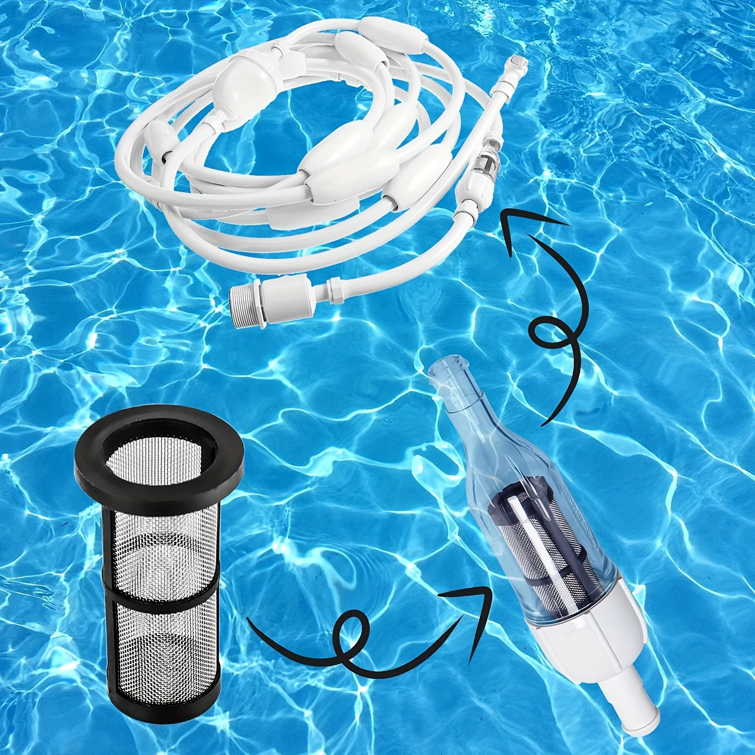 Kit 2 Telas Filtro Para Zodiac Polaris - Reposição Para Limpeza De Piscina - Aço Inoxidável