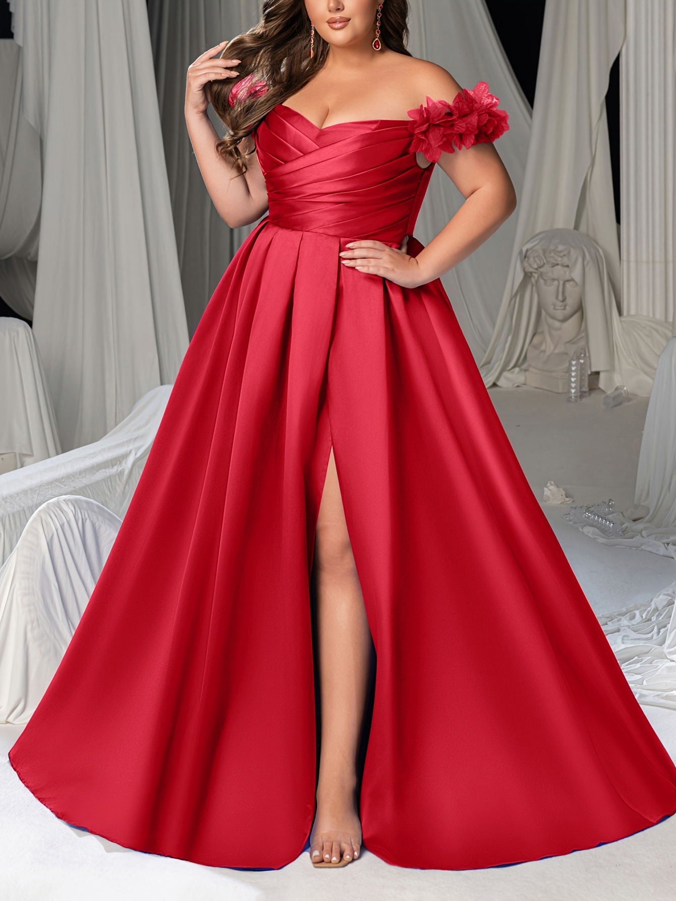 plus size 80s prom dresses sold on Temu Australia
