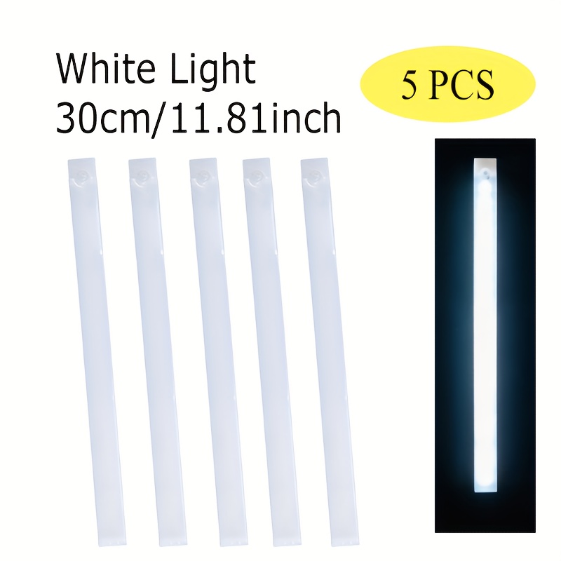 E-shop 3er/5er Set, Magnetstreifen-Nachtlicht, USB-aufladbare Bewegungssensor-Lampe, Weiß/Warm , Ideal für Schränke, Treppen, Schreibtisch