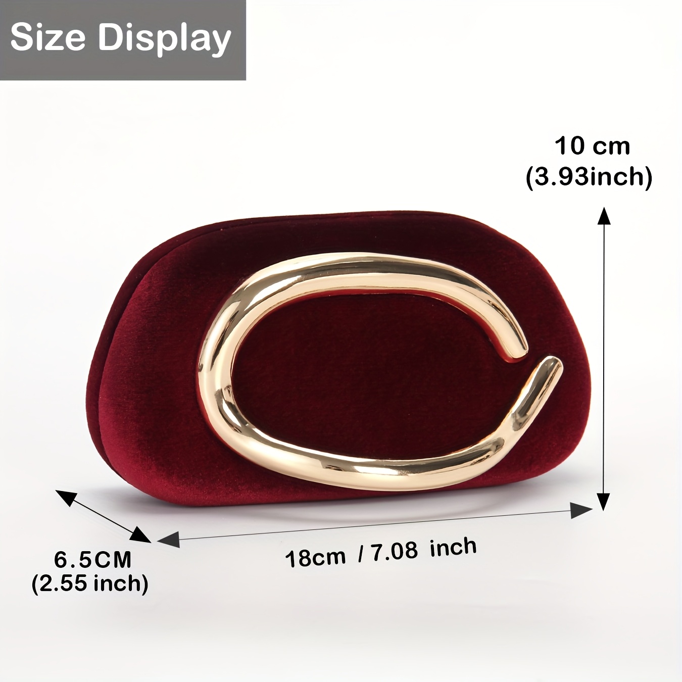 [2025 New Plush Clutch] Elegant Silky Plush Fashion Evening Clutch for Women | 2025 New, Metal Handle Handbag, Comes with a Shoulder Chain to Be Used As a Crossbody Bag | Suitable for Dinners, Parties, Weddings, And More