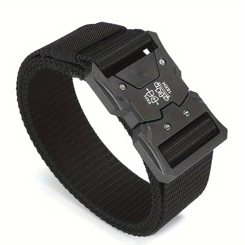 

Belt For Outdoor, Quick-release Metal Buckle, Adjustable Size, Military Style Belt For Women, Security And Emergency Services