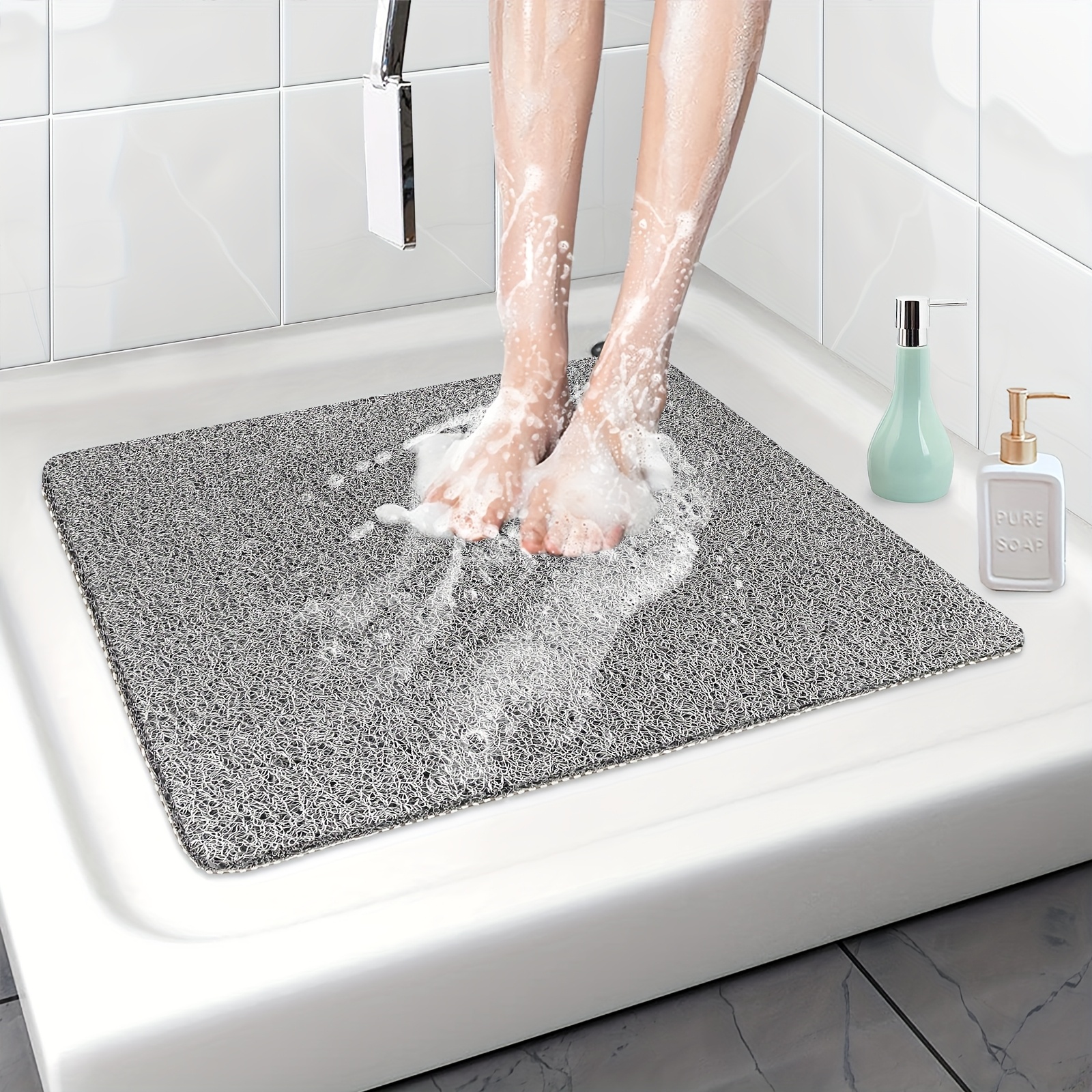Non slip shower floor discount