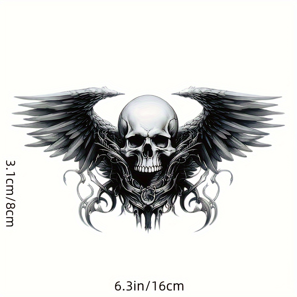 2d Flat Stickers, Wing Car Stickers, Premium Vinyl Waterproof Stickers, Wall/window/motorcycle/truck/pen Horror Stickers, Computer Decorative Stickers - Charm To You! Car Bumper/toilet/wall Stickers