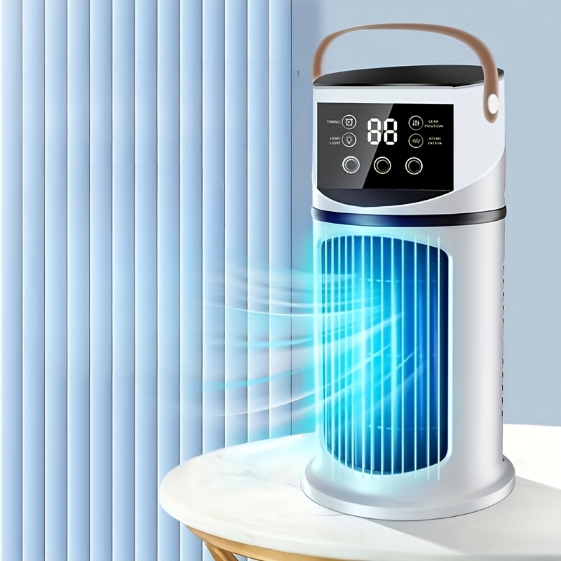 Nij Mini Portable Cooling Usb Fan/humidifier With 6-hour Timer - Night Light Mode In Colors - Suitable For Home/office/dormitory | Ideal For Festival Gifts
