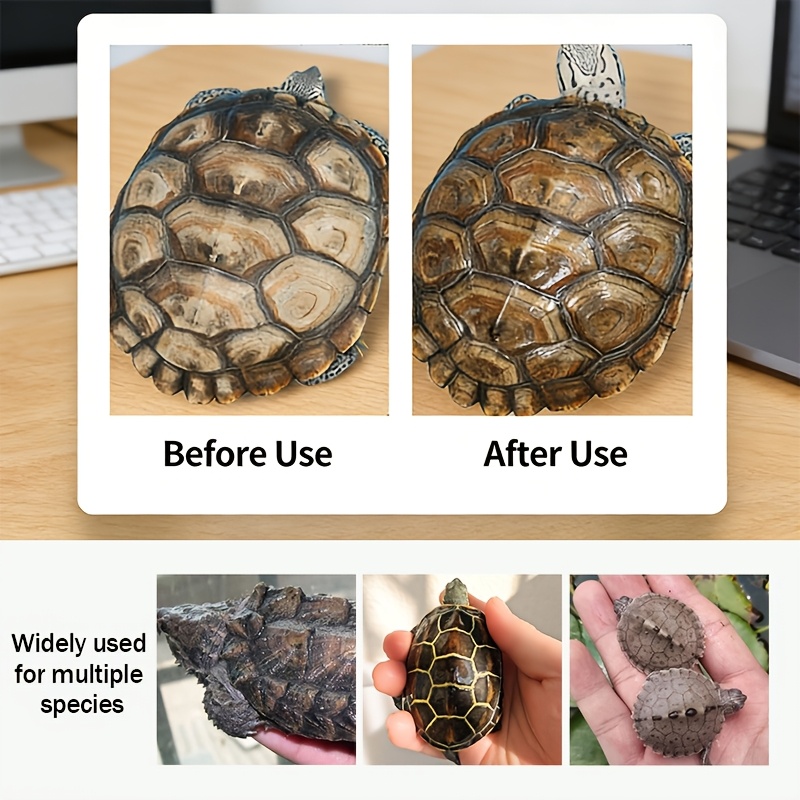 FAELUTE Tortoise Shell Care Spray, Nutrient-Rich Shell Polishing & Protection Spray for Reptiles, Prevents Cracking & Discoloration, Hydrates & Restores Shine, Safe for All Turtle & Tortoise Species, Easy-to-Use Quick-Dry Formula