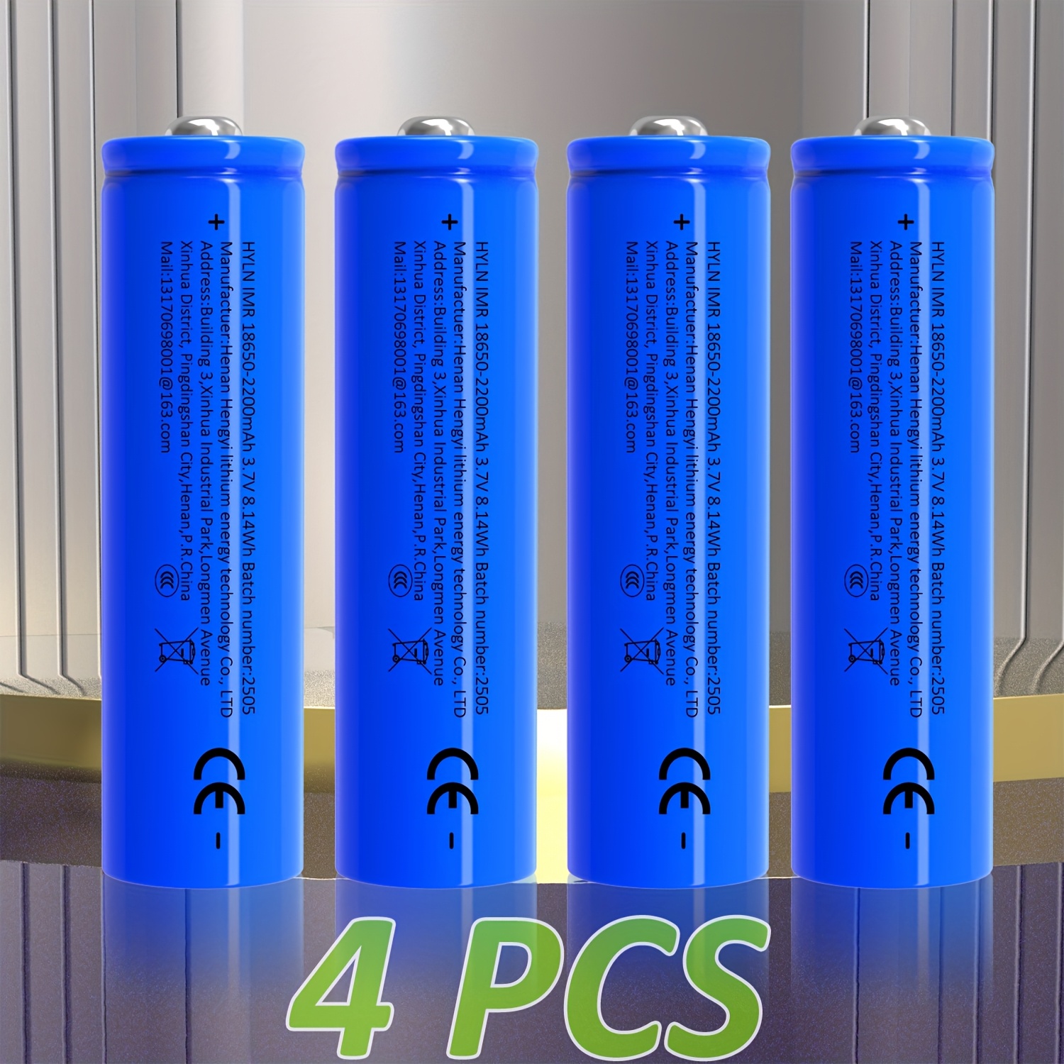 1/ 2/ 4pcs 18650 Battery Rechargeable Battery 3. 7v Battery, Suitable For Headlights, Streamers, Small Fans, Lights, Flashlights, Clocks, Etc. Not Aa/aaa