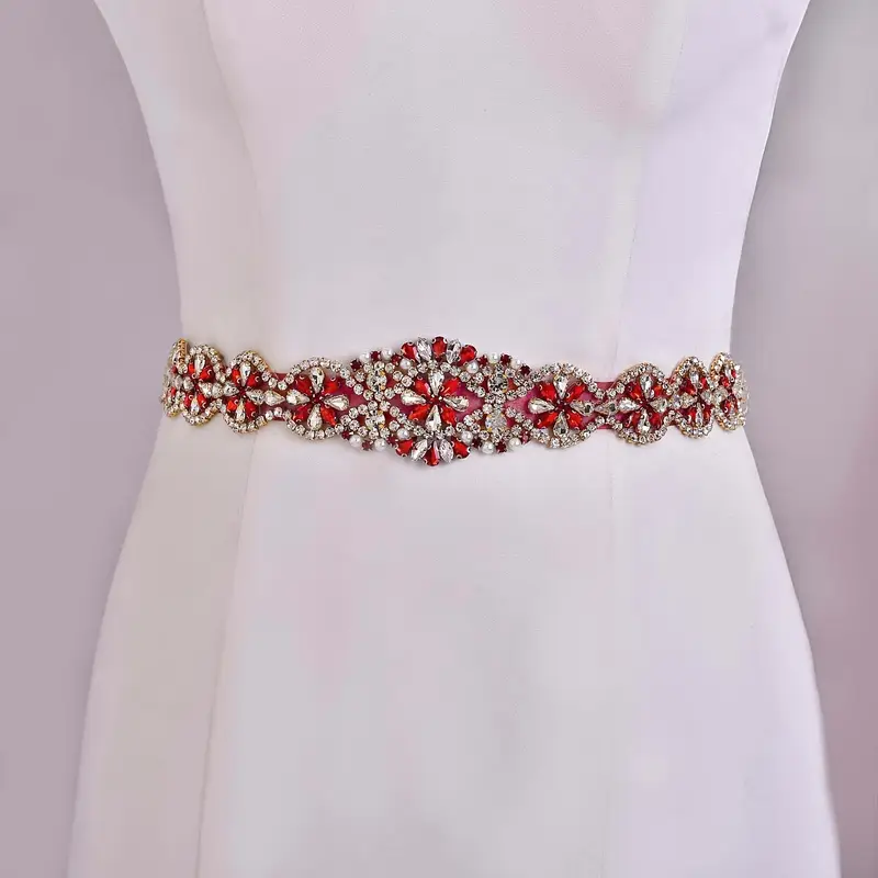 нарядный пояс модный длинный пояс для свадебного платья аксессуар ручная стирка классическое причастие платье детали 0