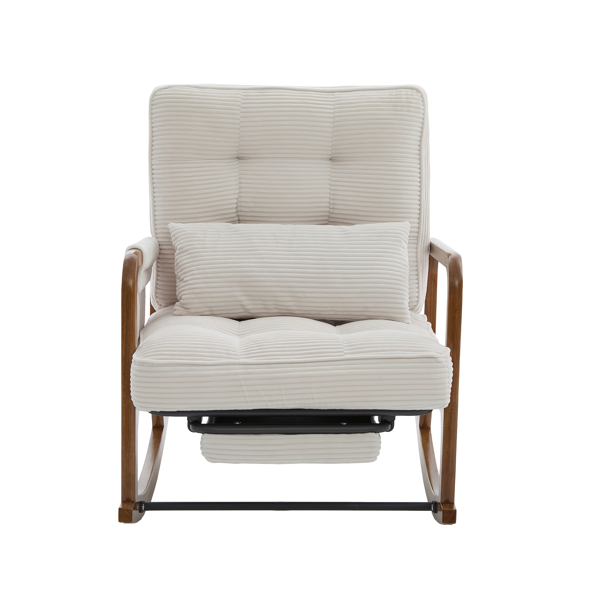 Image of Modern Recliners With Footrests, Rocking Chairs With Side Pockets, And Ergonomic Lounge Chairs With Lumbar Cushions And Adjustable Backrests, Suitable For The Living Room And Bedroom