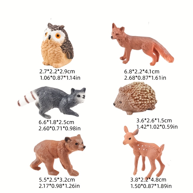 Realistic Forest Wildlife Model Set