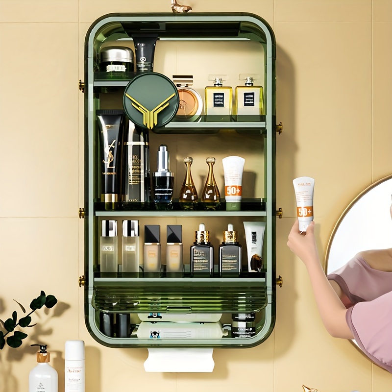 1 Organizer Bagno A 3 Strati Espositore Cosmetici Ripiani - Temu Italy