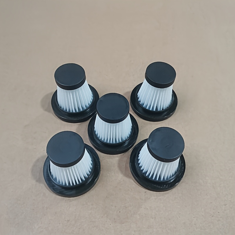 TEMU Filtro di ricambio per aspirapolvere portatile da 5 pezzi, filtro per aspirapolvere per auto, filtro di ricambio per piccoli aspirapolvere