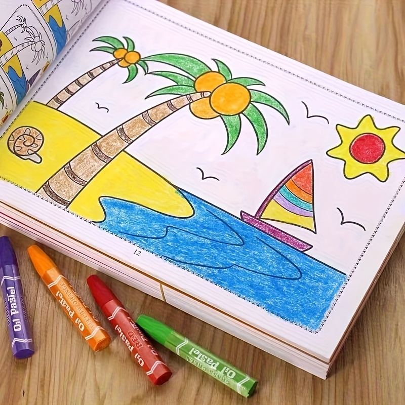 Do-It-Yourself Art Or Craft Projects, Educational Coloring Books Featuring Hand-Drawn Illustrations of Animals And Vegetables, a Car Painting Book with Designs of Animals, Fruits, Characters, Or Graffiti, Showcasing Clear Lines And Intricate Patterns, Ideal for Gifts During Easter, Halloween, And Christmas. Chinese Version