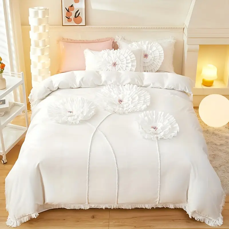 Biancheria Da Letto Per Bambini Teddy - Set 2 Pezzi (Cuscino 40x60 Cm E Coperta 100x135 Cm) In Cotone, Verde Menta - Foto 11