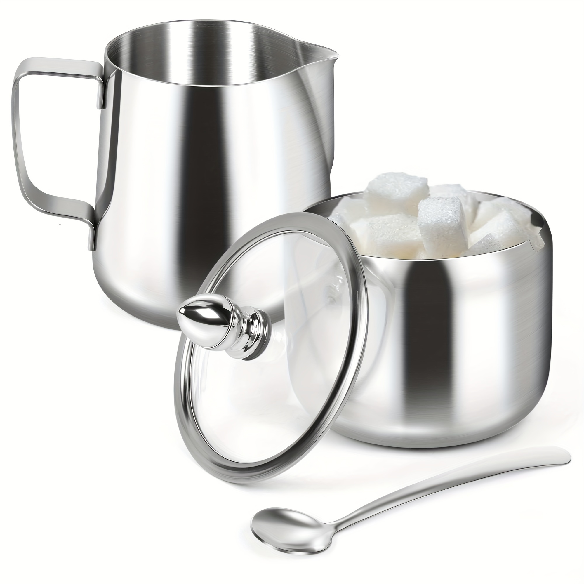 Creamer Pitcher Sugar And Creamer Set, Coffee Serving Set