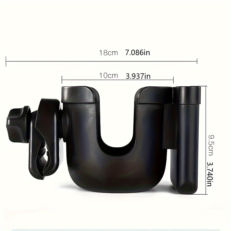 2 in 1 stroller bike cup holder with phone mount   abs drink tray for   car seats wh2 accessories details 2