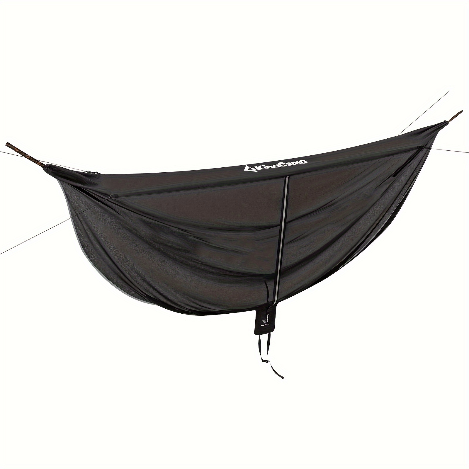 

Kingcamp Camping Hammock - Lightweight Hammock, Portable Hammocks For Indoor, Outdoor, Hiking, Camping, Backpacking, Travel, Backyard, Beach(black)