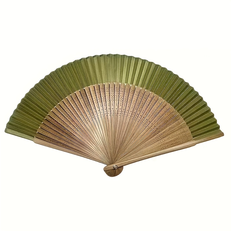 TEMU Éventail Personnalisé Ancien en - Personnalisée Adaptée aux Tenues Hanfu, Éventail Pliant Portable avec / Gravables, pour Accessoires de